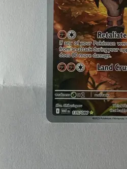 Pokemon TCG Terrakion 135/086 White Flare Holo Illustration Rare NM/M - Image 4