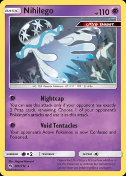 Pokemon Nihilego (106/270) Lost Thunder LP HOLO - Image 1