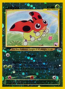 Pokemon Ledyba (7/18) Southern Islands HP REVERSE HOLO - Image 1