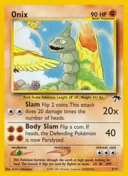 Pokemon Onix (3/18) Southern Islands HP - Image 1