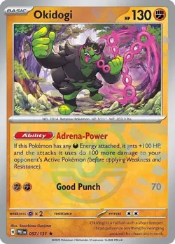 Okidogi (Master Ball Pattern) (57/377) Prismatic Evolutions LP REVERSE HOLO - Image 1