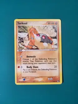 Torkoal 10/17 Non Holo from Pokemon POP Series 1 LP or Better - Image 1