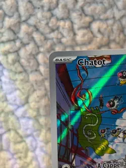 Pokemon TCG Chatot 181/162 SV05: Temporal Forces Illustration Rare Holo - Image 2