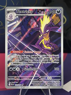 Pokemon Toxtricity 103/094 Phantasmal Flames Illustration Rare Holo - Image 1