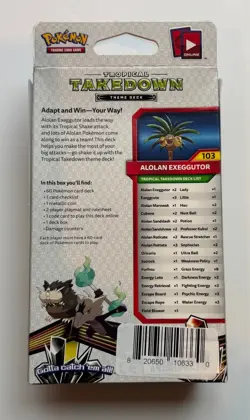 Pokemon TCG Sun & Moon Forbidden Light Tropical Takedown Deck Exeggutor New - Image 2