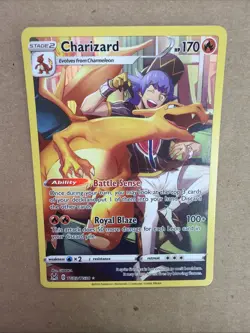 Pokemon SWSH11: Lost Origin Trainer Gallery Charizard (UR) #TG03/TG30 (Hol NM - Image 1