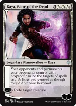 4x Kaya, Bane of the Dead MTG War Of The Spark NM Magic Regular - Image 1