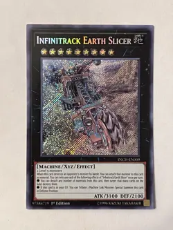 Yu-Gi-Oh! TCG Infinitrack Earth Slicer The Infinity Chasers INCH-EN009 1st... - Image 1
