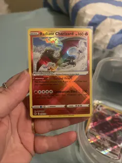 Radiant Charizard - 020/159 - Radiant Rare - Crown Zenith - Pokemon Card - NM/M - Image 1