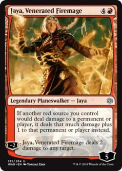 4x Jaya, Venerated Firemage MTG War Of The Spark NM Magic Regular - Image 1