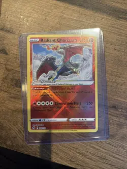 Pokemon TCG Radiant Charizard Crown Zenith Holo Card 020/159 NM/M Condition - Image 1