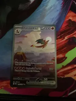 Pokemon TCG Charizard ex 199/165 Sv: Scarlet & Violet 151 Holo SIR - Image 4