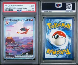 Pokemon TCG 151 Charizard ex 199/165 Sv: Scarlet & Violet 151 Holo Sir PSA 8.5 - Image 3