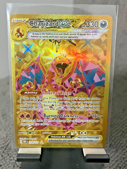 Pokemon Card Charizard ex 228/197 Obsidian Flames Hyper Rare NM - Image 1