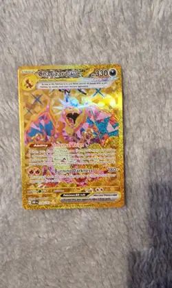 Pokemon Card Charizard EX 228/197 Obsidian Flames Hyper Rare Gold NM - Image 1