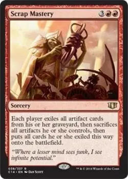 1x Scrap Mastery NM-Mint, English Commander 2014 MTG Magic - Image 1