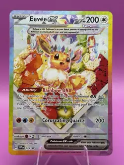 Pokemon TCG Eevee EX Prismatic Evolutions Special Illustration Card 174 - Image 1