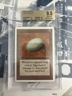 Unlimited Dingus Egg BGS 9.5 Graded Gem Mint NM Unplayed MTG - Image 1