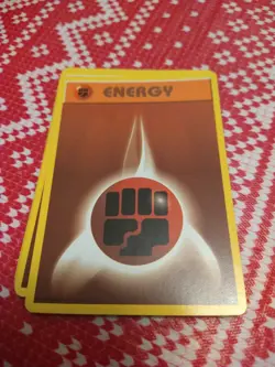 Pokemon Card: 6 Fighting Energy Cards - Image 1