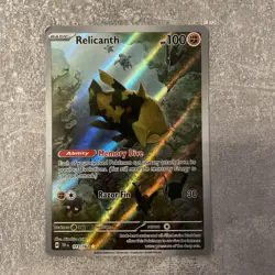 Pokemon TCG Relicanth Temporal Forces Holo Illustration Rare Card 173/162 NM - Image 1