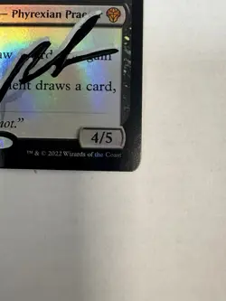 sheoldred the apocalypse foil SIGNED CARD - Image 2