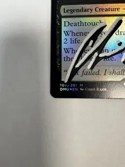 sheoldred the apocalypse foil SIGNED CARD - Image 3