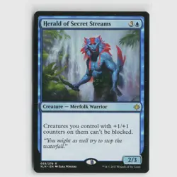 MTG Herald of Secret Streams #59 Ixalan Normal R NM Magic Card - Image 1