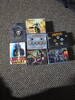 Lot of 7 Deck Boxes 6-Ultra Pro 1-Max Protect. Magic The Gathering 5-Side Load - Image 2