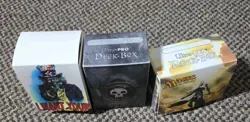 Lot of 7 Deck Boxes 6-Ultra Pro 1-Max Protect. Magic The Gathering 5-Side Load - Image 3