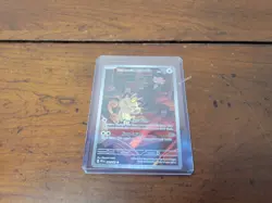 Pokemon TCG Team Rockets Meowth 203/182 Illustration Rare Destined Rivals - Image 1