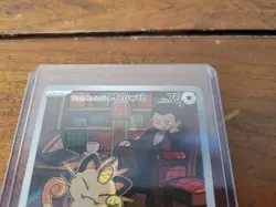 Pokemon TCG Team Rockets Meowth 203/182 Illustration Rare Destined Rivals - Image 3