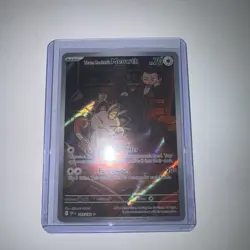 Pokemon TCG Destined Rivals - Team Rockets Meowth 203/182 Illustration Rare - Image 2