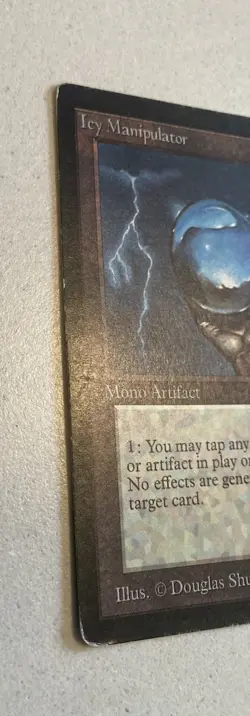 Magic the Gathering MTG Beta Icy Manipulator Played 1993 - Image 3