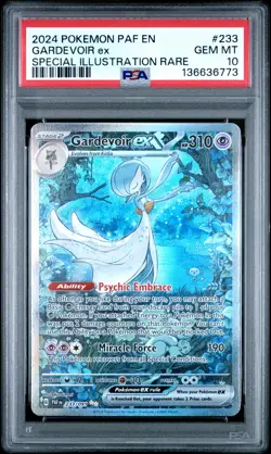 Gardevoir Ex Pokemon Paldean Fates 233 NM PSA 10 - Image 1