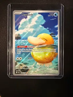 Pokemon TCG Psyduck Ascended Heroes Illustration Rare 226/217 Near Mint Card - Image 1