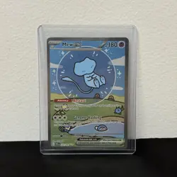 2024 Pokemon Paldean Fates EN Bubble Mew Ex #232 Special Illustration Rare NM - Image 1