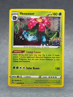 Pokemon - 003/078 Venusaur PGO Pokemon Go Holo Rare NM TCG - Image 1