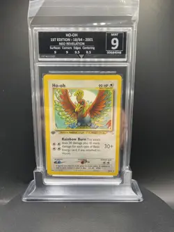 Ho-oh 18/64 Neo Revelation 1st Edition Pokemon GG 9 - Image 1