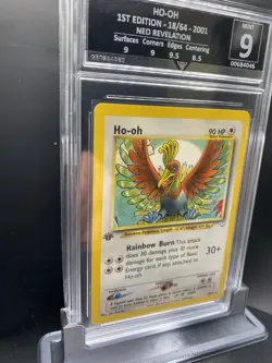 Ho-oh 18/64 Neo Revelation 1st Edition Pokemon GG 9 - Image 3