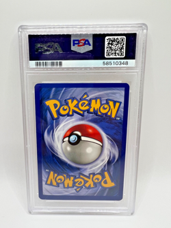 1999 POKEMON GAME 1ST ED #8 MACHAMP-HOLO PSA 8 - Image 5