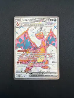 Charizard ex 056 Scarlet & Violet Black Star Promo Full Art Pokemon TCG NM - Image 1
