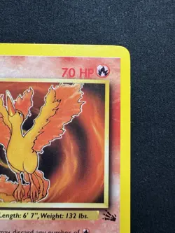 Moltres 27/62 Fossil Vintage WOTC Non Holo Rare Pokemon TCG Card LP+ - Image 3