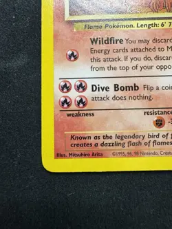 Moltres 27/62 Fossil Vintage WOTC Non Holo Rare Pokemon TCG Card LP+ - Image 4