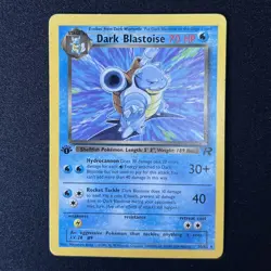 Dark Blastoise 20/82 Pokemon Cards TCG 1st Edition Rare Team Rocket - Image 1