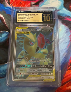 CGC 10 Pristine Mega Sableye & Tyranitar GX #101/094 Japanese Miracle Twin 2019 - Image 1
