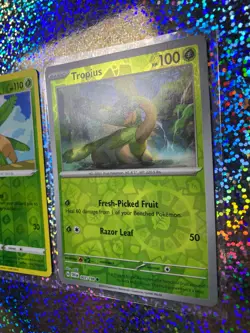 Pokemon TCG Reverse Holo Tropius: Roaring Skies 12/108; 005/072; 007/198 - Image 3