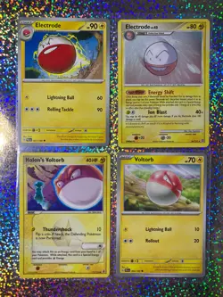 Pokemon TCG Regular: EX Delta Species 71/113 Holon's Voltorb; 26/132 Electrode - Image 1