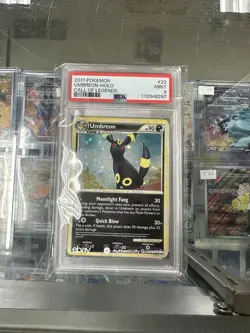 2011 POKEMON CALL OF LEGENDS #22 UMBREON-HOLO PSA 9 - Image 1