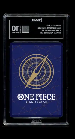 PORTGAS D ACE SP 2025 ONE PIECE CARRYING ON HIS WILL EB02-028 TAG GEM MINT 10 - Image 2
