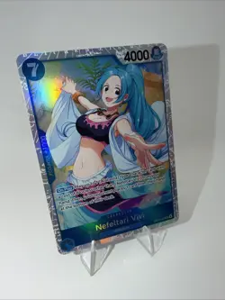 One Piece TCG Nefeltari Vivi EB04-025 The Azure Sea's Seven Foil - Image 1